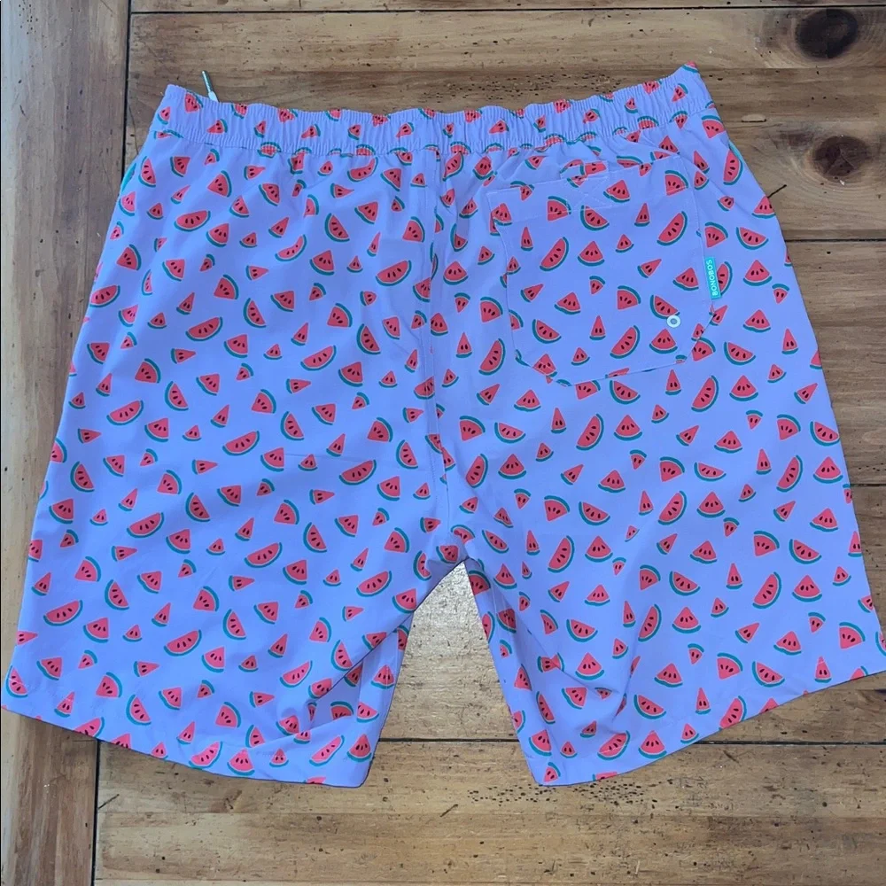 Bonobos 9inch inseam watermelon print size L swim shorts - Picture 3 of 13